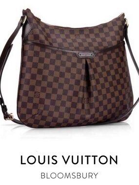 Louis Vuitton Brown Damier Ebene Bloomsbury Shoulder Bag GM 305